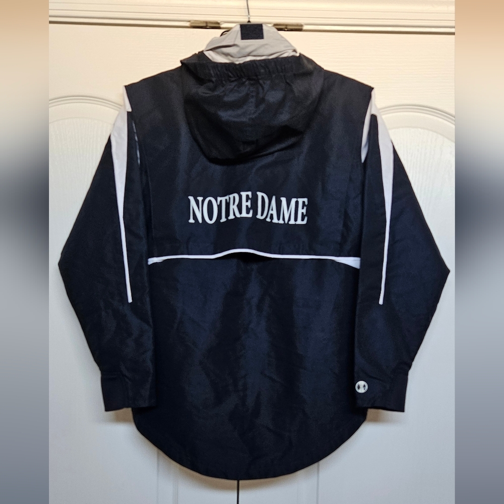Notre Dame Fighting Irish Windbreaker Jacket YOUTH XL Holloway Blue Logo NWOT